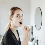 Mouthwash protects your oral health by killing harmful bacteria in hard-to-reach areas, and it has the added benefit of freshening your breath.