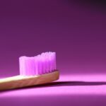 purple bristled brush on purple background - bristle strength